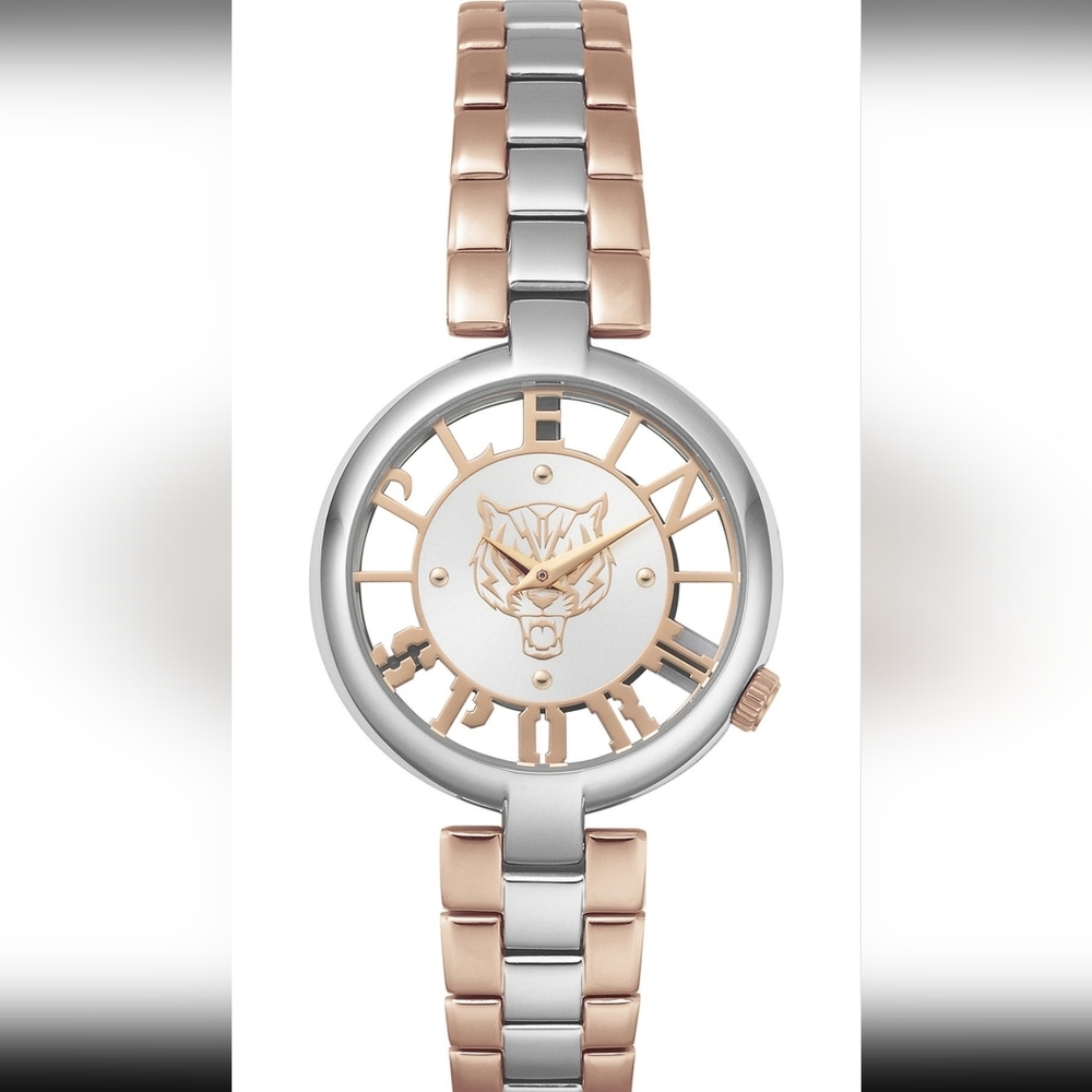 Philipp Plein Sport Women's Tiger Luxe Bracelet Watch in Rose Gold Two-tone